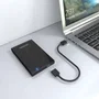 Aisens ASE-2527B Carcasa para Disco Duro/SSD 2.5 pulg. Negra